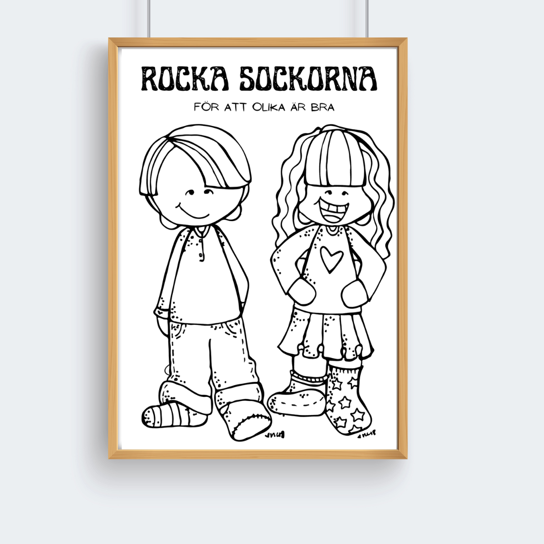 Gratis- rocka sockorna målarbilder